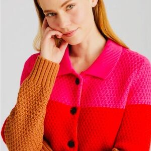 525 Gorgeous Color Block Sweater